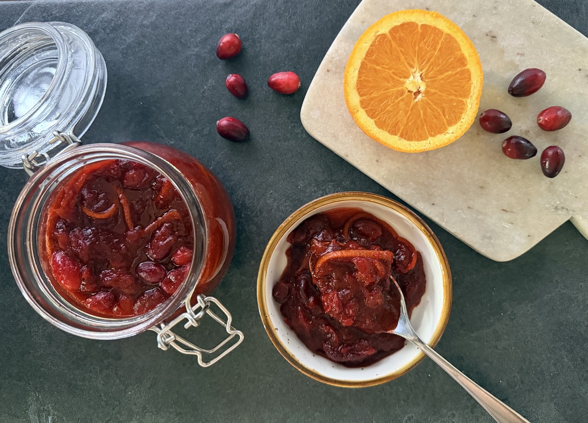 Cardamom Cranberry Sauce