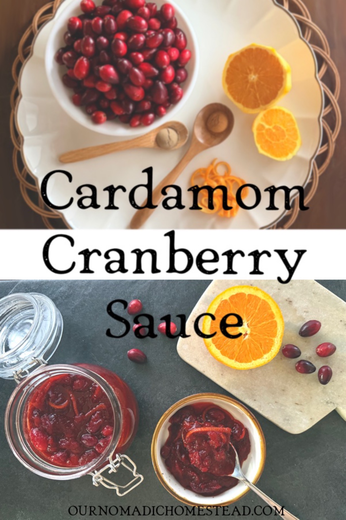 Cardamom Cranberry Sauce