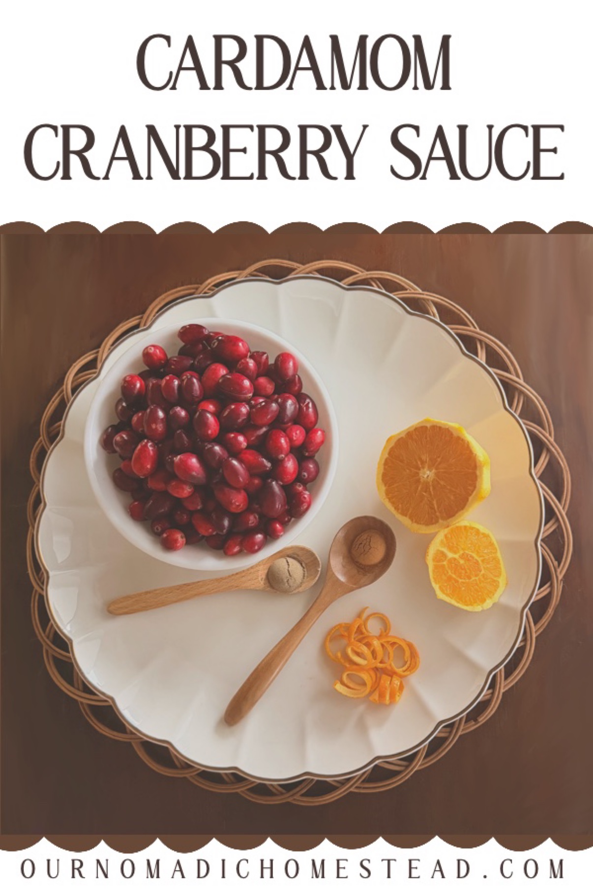Cardamom Cranberry Sauce